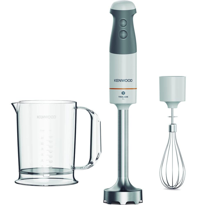Kenwood HBM40.002WH Stabmixer inkl. Schneebesen &amp; Messbecher, Turbofunktion, SureGrip Technologie, 8