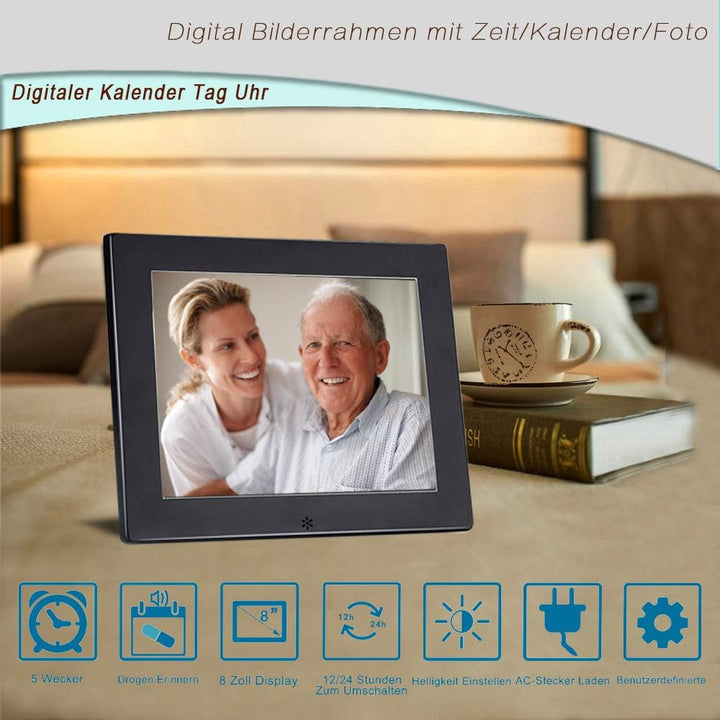 Digital Wecker, Digitaler Kalender Tag Uhr Für, Demenz, sehschwachen Gelesen Werden, Kinder, Seniore