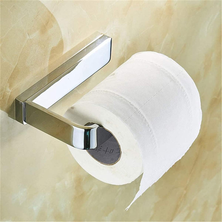 Flybath Toilettenpapierhalter Ohne Deckel Massiver Messing Vierkant Bad WC Rollenhalter Wandmontage