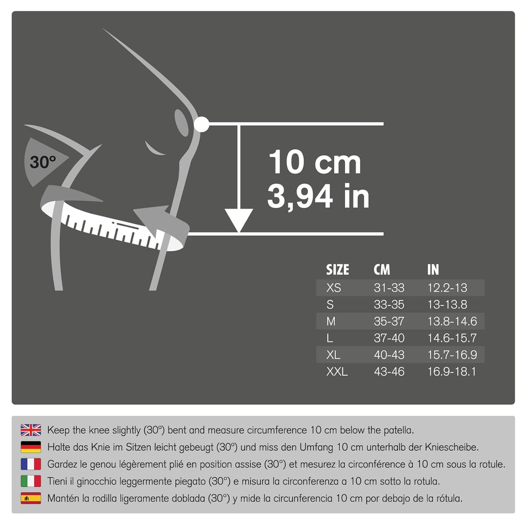 Rehband Power Max Kniebandage Kraftsport 7mm SBR/Neopren, wettkampfgeeignet, Knee Sleeves für Bodybu