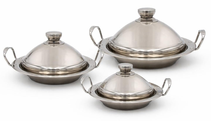 Marokkanische Tajine cocoWhite auswählbar in Ø 26/30/34 cm alle Herdarten Induktion auch im SET erhä
