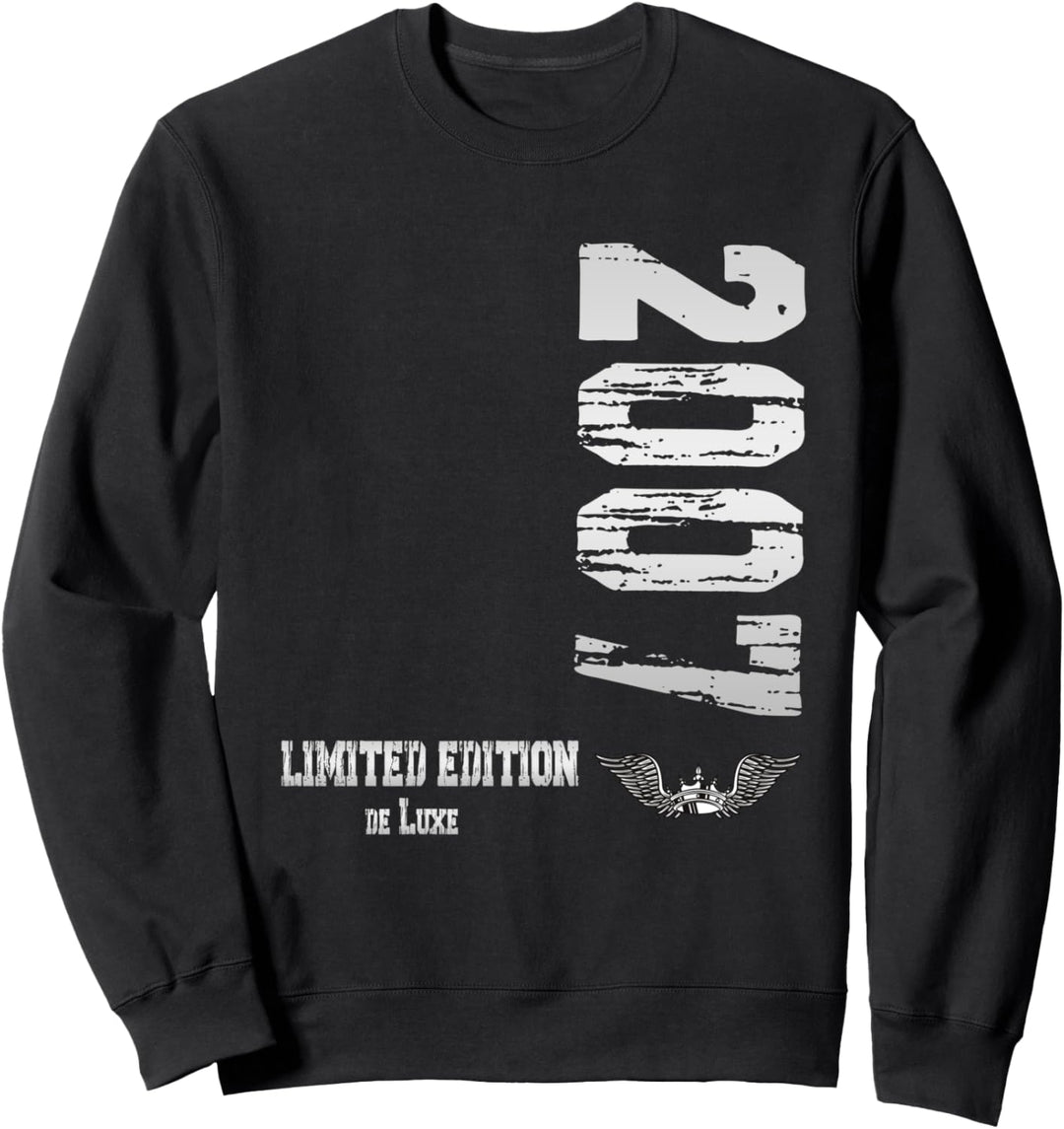 2007 Geburtsjahr, 2007 Limited Edition Geburtstag Sweatshirt