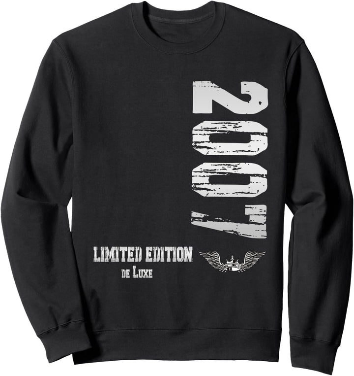 2007 Geburtsjahr, 2007 Limited Edition Geburtstag Sweatshirt