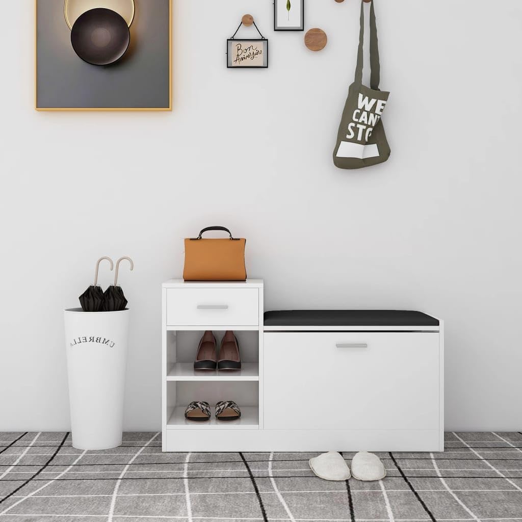 vidaXL Schuhbank Schuhschrank Sitzbank Schuhablage Schuhregal Schuhaufbewahrung Schuhständer Schuhki