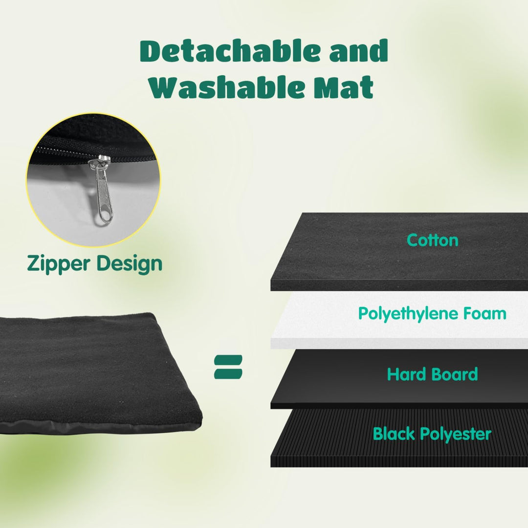 Nobleza - Erweiterbar Hunderucksack für Katzen und Kleine Hunde，Haustier Rucksack mit Netzfenster, T