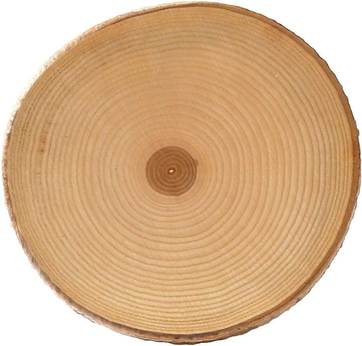 Rindenbrett lackiert rund - Rindenscheibe Baumscheibe Wurstbrett Käsebrett, Brettgrösse:ca. 23-26 cm