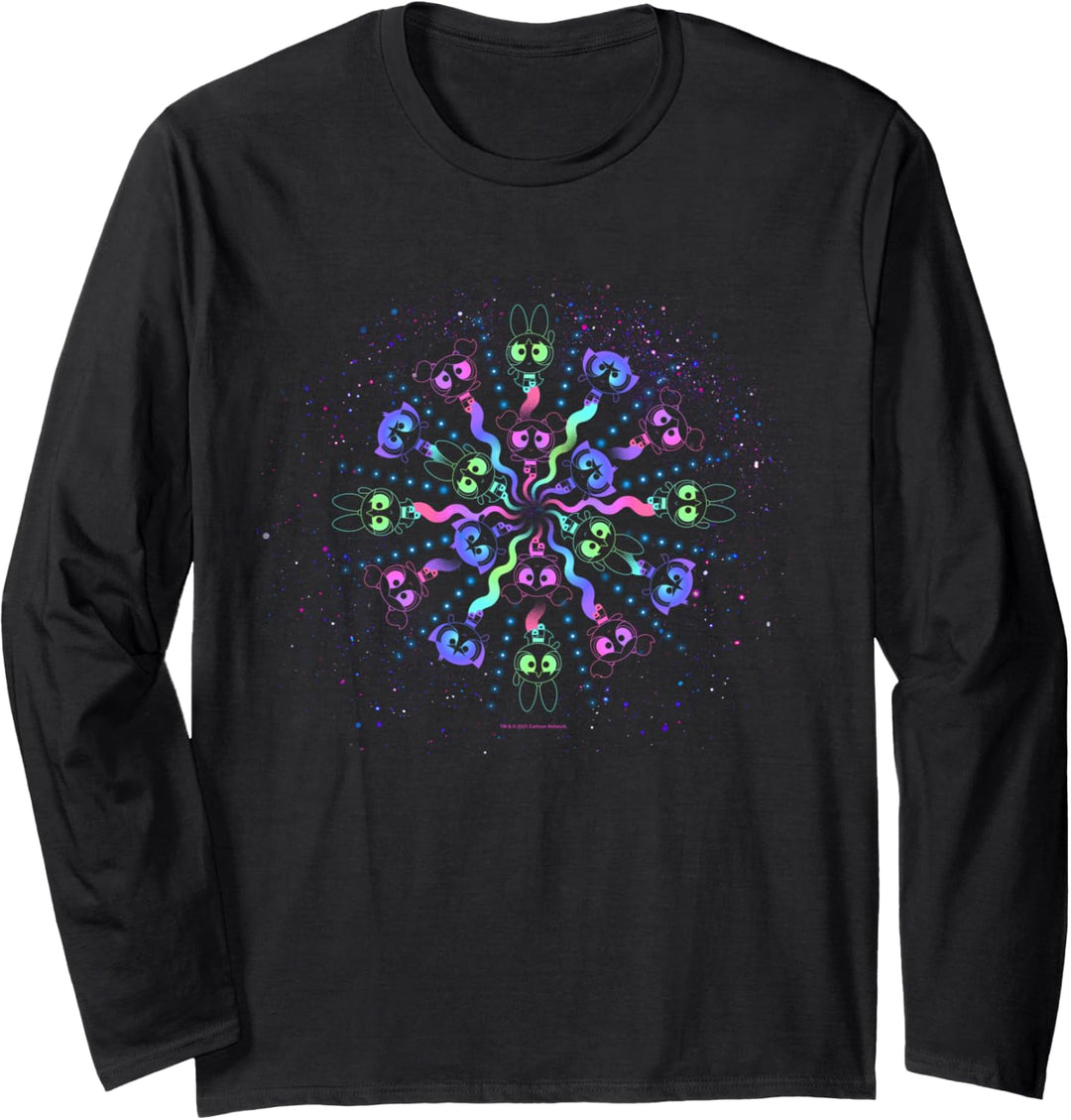 Powerpuff Girls Bubbles Blossom Buttercup Langarmshirt