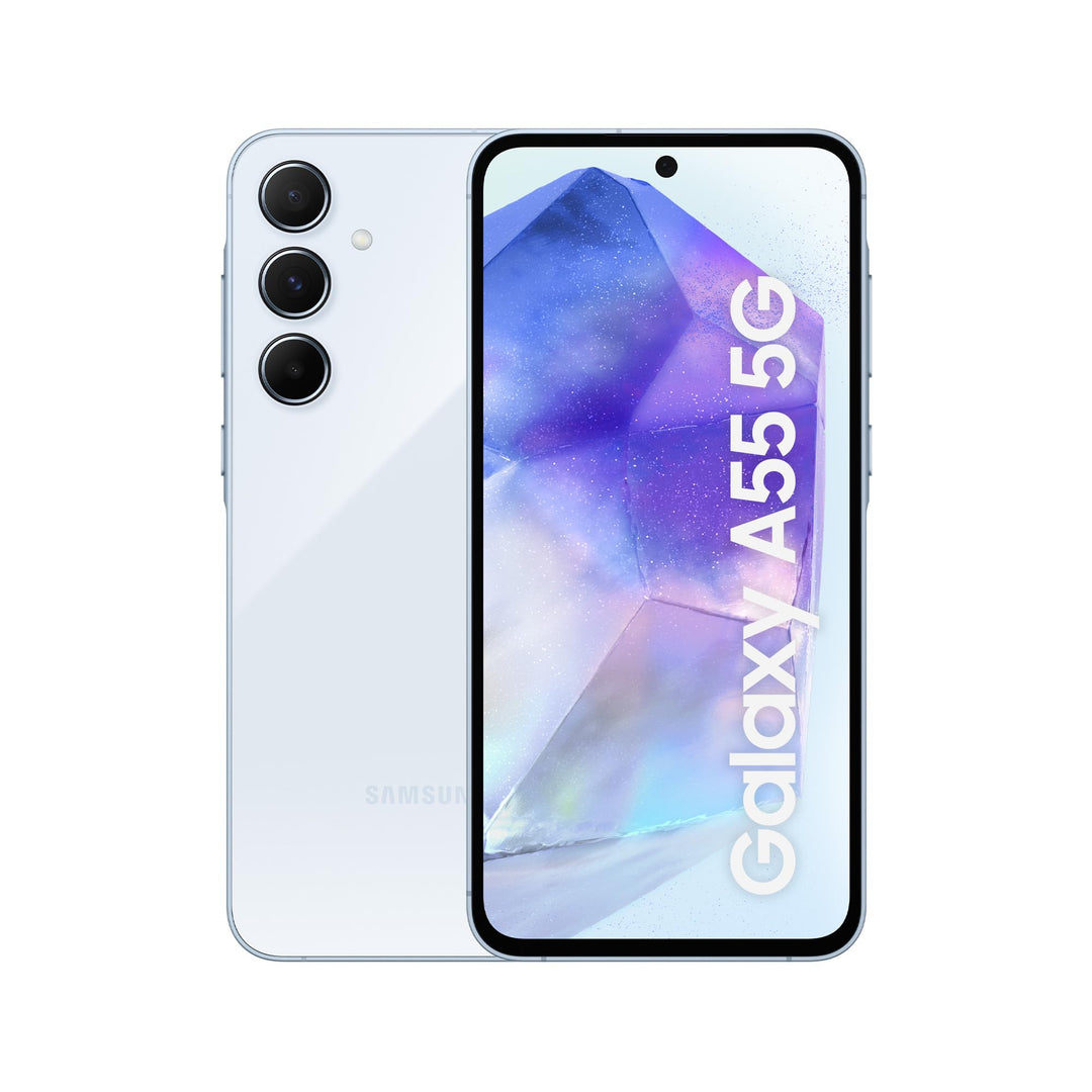 Samsung Galaxy A55 5G Smartphone, Android-Handy ohne Vertrag, 128 GB - 8 GB RAM, 2 Tage Akkulaufzeit