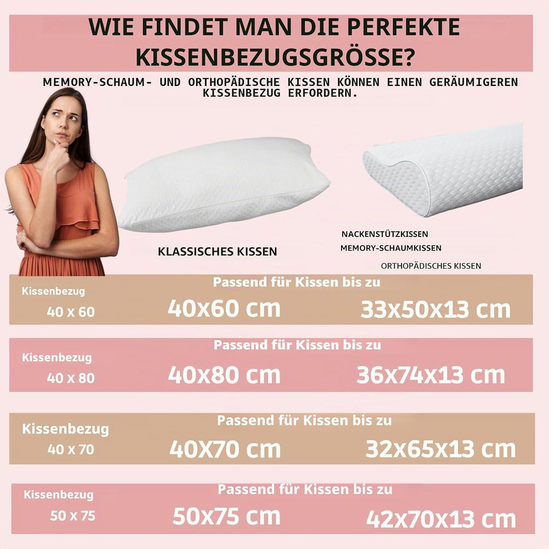 Seidenkissenbezug 25 Momme für Haar und Haut Mulberry Anti-Falten, Anti-Aging Hochwertige Qualität K