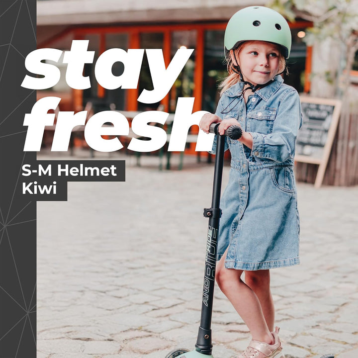 Scoot & Ride, S - M Size Kids Helmet kiwi, kiwi