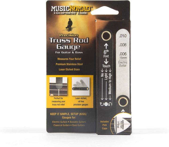MusicNomad MN600 Precision Truss Rod Neck Relief Gauge Tool