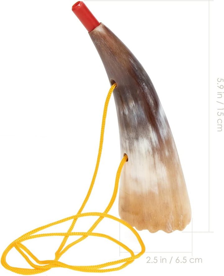 Vaguelly 2 Stücke Kinder Horn Spielzeug Viking Instrument Ox Horn Trompete Party Geräuschemerkehrer
