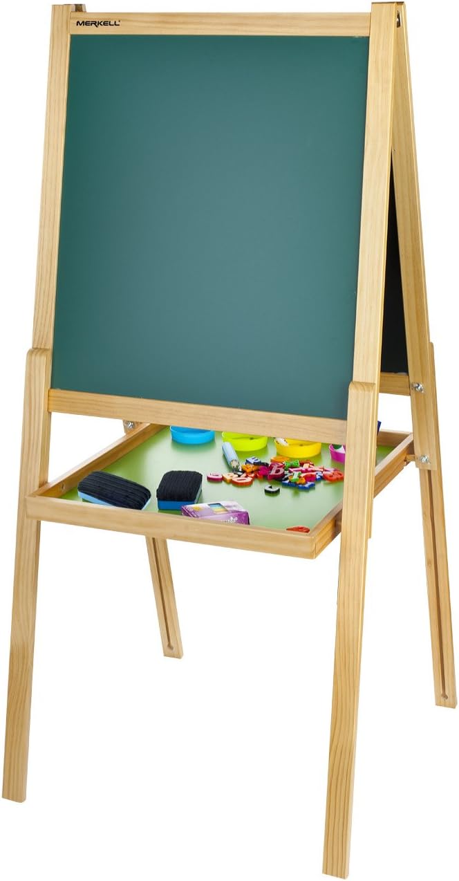 LEOMARK Maltafel für Kinder - Deluxe Tafel - Schreibtafel mit Zubehör, Kindertafel mit Kreide und Ma