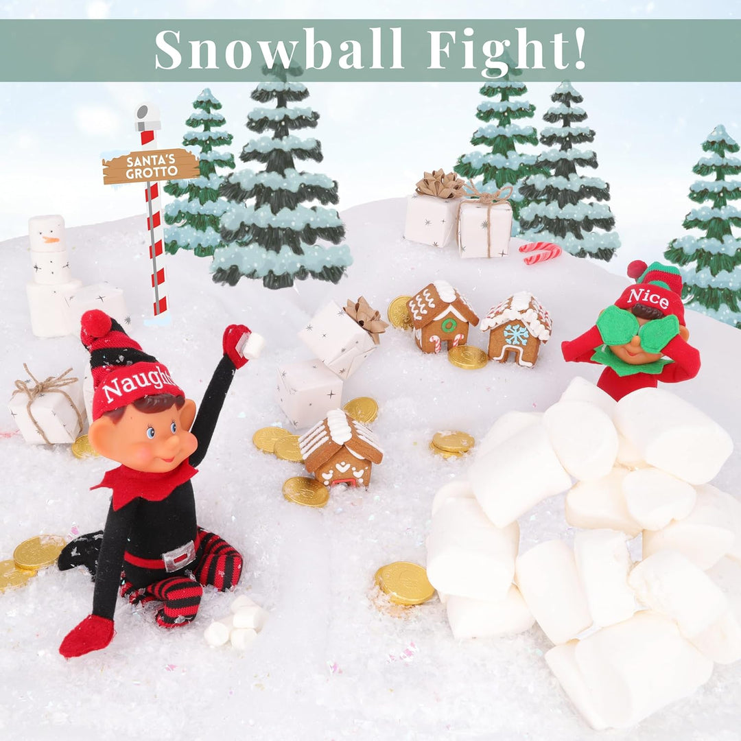 Toyland® Elves Behavin Badly – 2er-Set – 30,5 cm grosse Elfen-Weibchen und Elfen-Stofftiere mit Lang