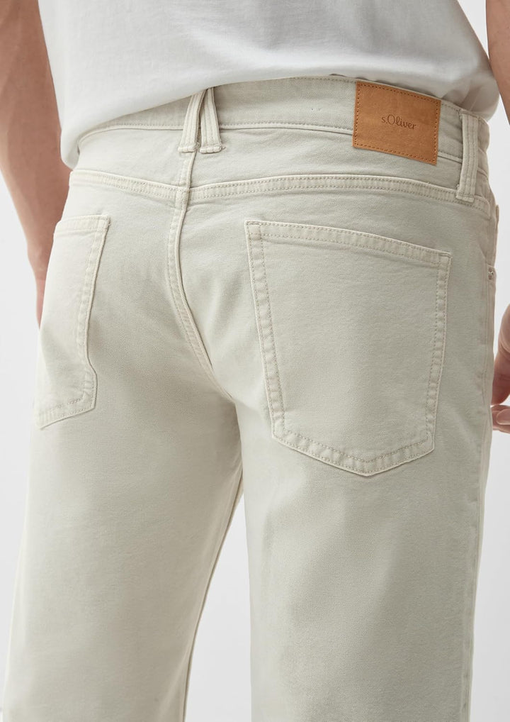 s.Oliver Herren Jeans-Hose, kurz 32 Grau 9002, 32 Grau 9002