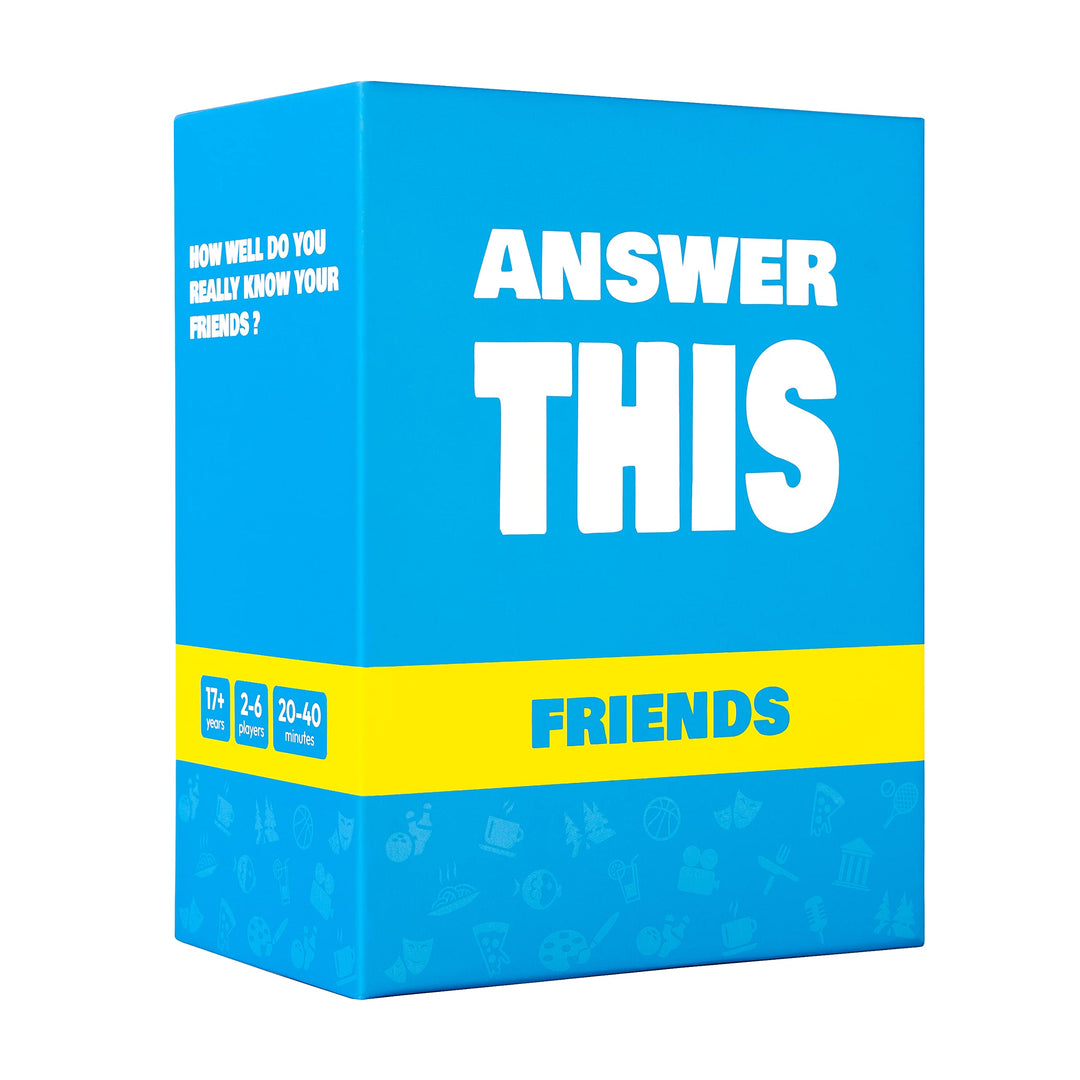 Answer This - English - How Well Do You Know Your Friends? - Fun Party Card Game for Teens & Adults