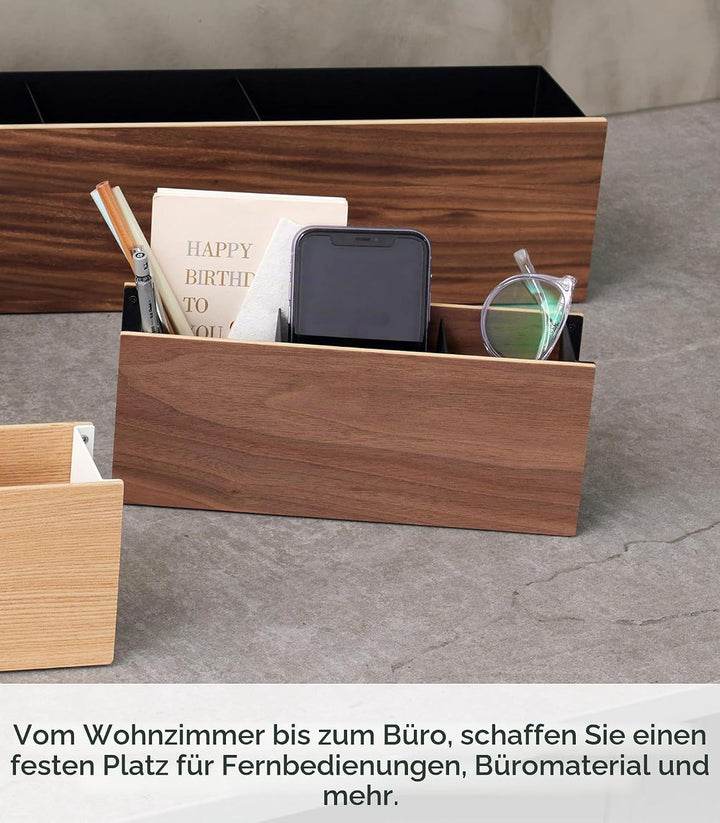 Pen &amp; Remote Rack - Rin - brown Schwarz, Schwarz