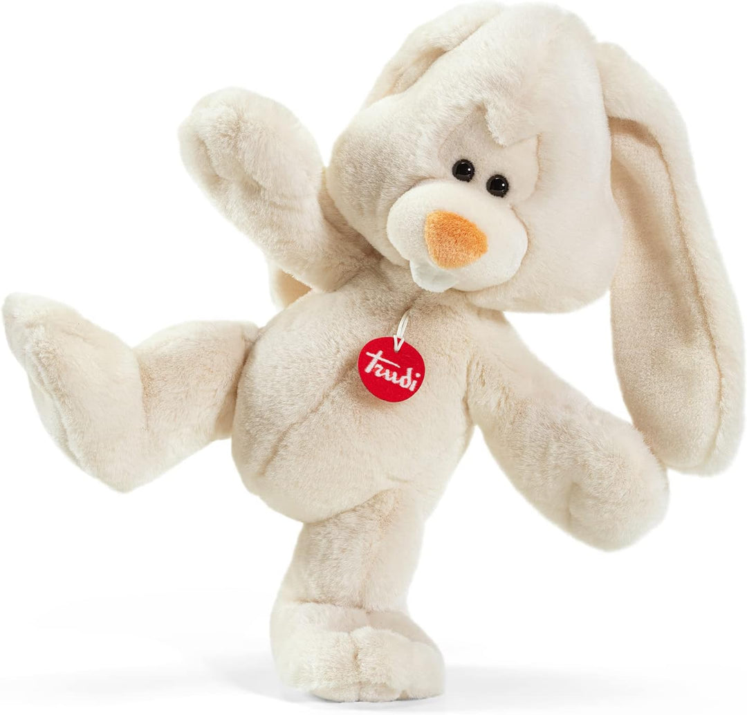 trudi 13701 Klassik Plüschhase ca. 37 cm, Grösse M, hochwertiges Stofftier mit weichen Materialien,