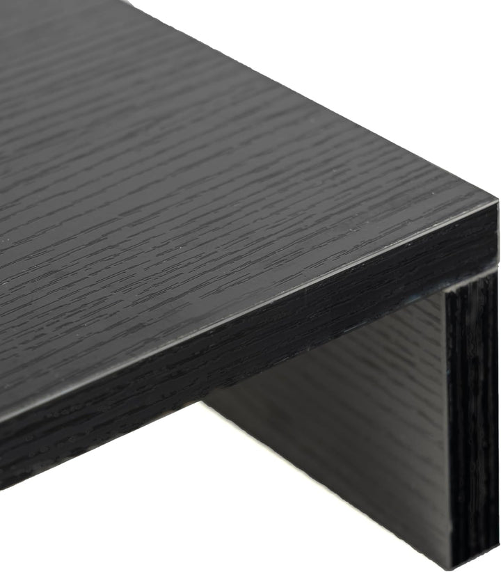 HOMYLIN Monitorständer für Schreibtisch, 2 Stück, MDF, verstellbarer Computerständer, Dual-Monitorer