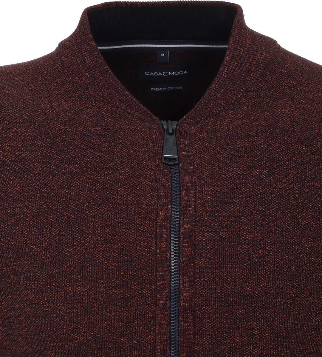 CASAMODA Strickjacke Uni Standard M Dunkelorange, Standard M Dunkelorange