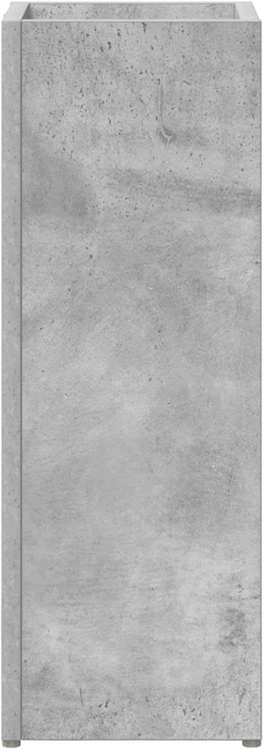 vidaXL Sonnenschirmhalter Beton Grau 20 x 20 x 55,5 cm Holzwerkstoff, Moderner Schirmständer aus Hol