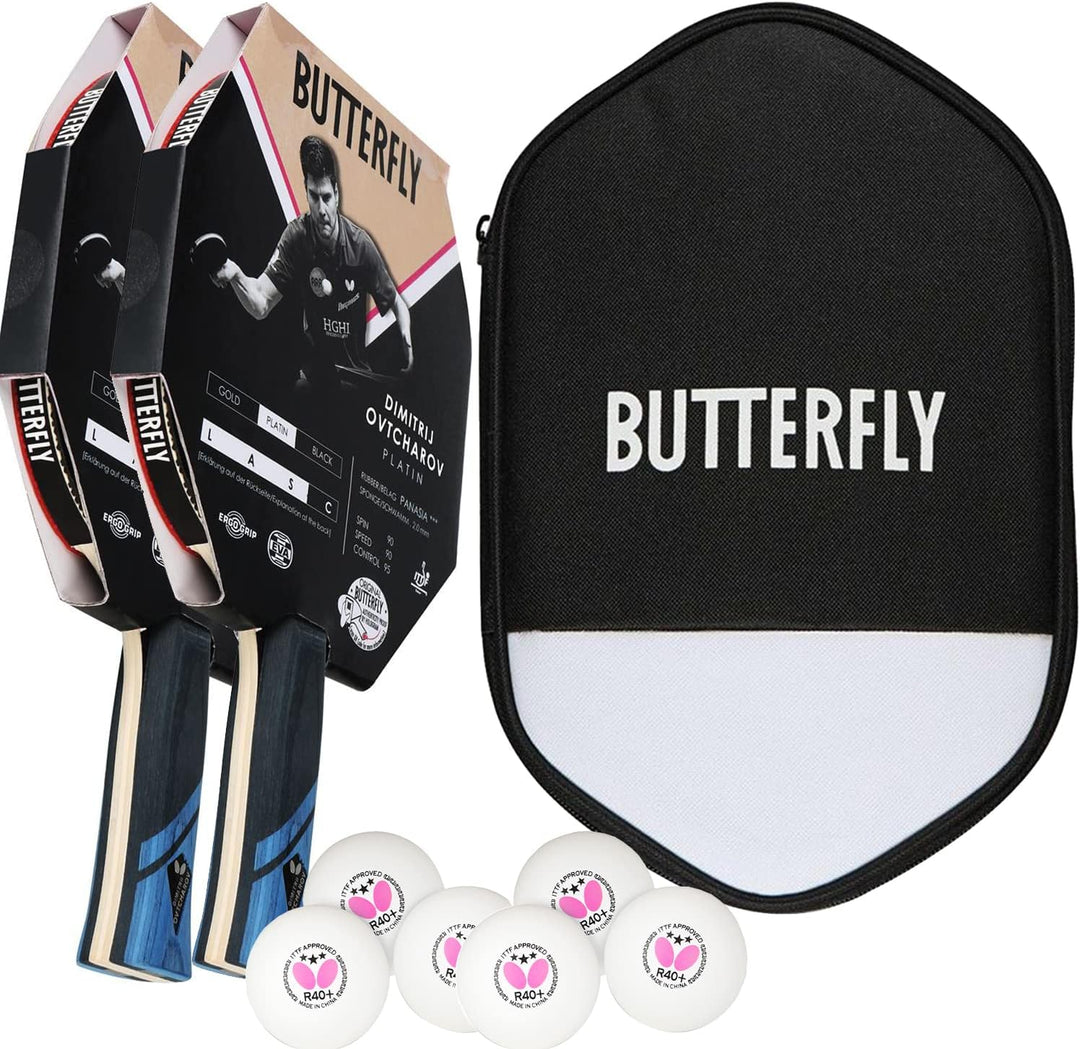 Butterfly® Dimitrij Ovtcharov Platin Tischtennisschläger | Eva-Technologie | ITTF zertifizierter Pan
