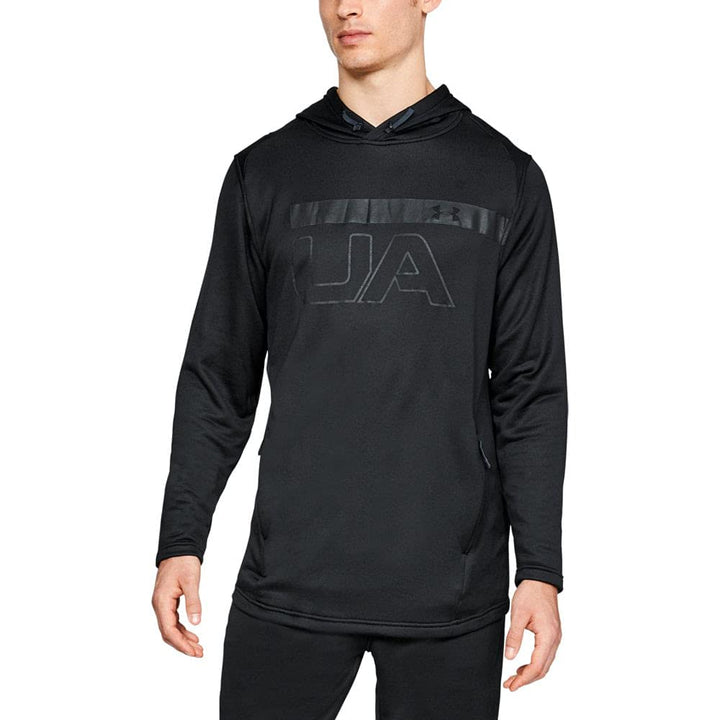 Under Armour Herren Tech Terry Po Graphic Hoodie Oberteil XS Schwarz (1), XS Schwarz (1)