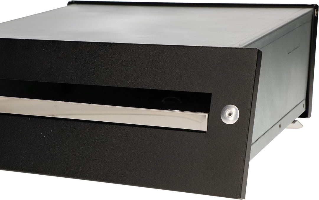 KOTARBAU Mauerdurchwurf Briefkasten mit regulierbarer Tiefe 160 – 295 mm Einbaubriefkasten Durchwurf