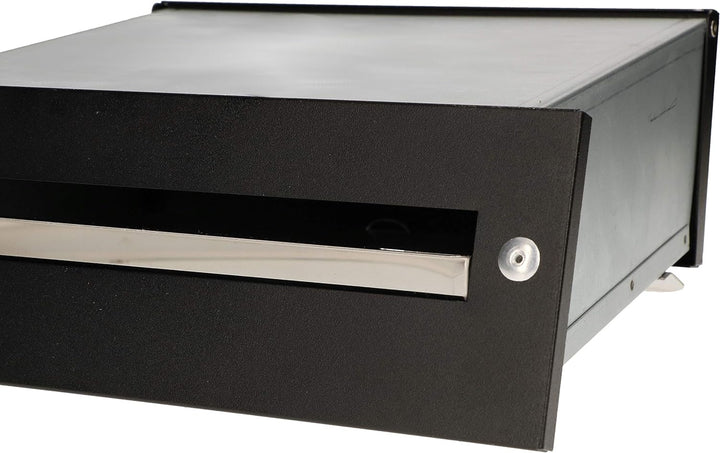 KOTARBAU Mauerdurchwurf Briefkasten mit regulierbarer Tiefe 160 – 295 mm Einbaubriefkasten Durchwurf