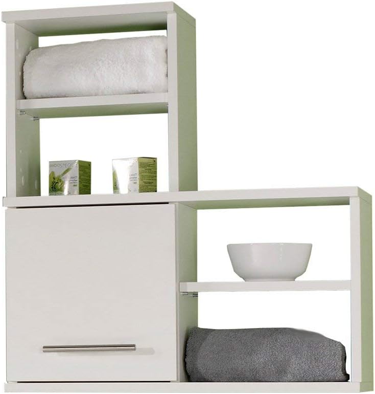 Schildmeyer Hängeschrank 119993 Isola, 60x20.5x65 cm, weiss, Weiss