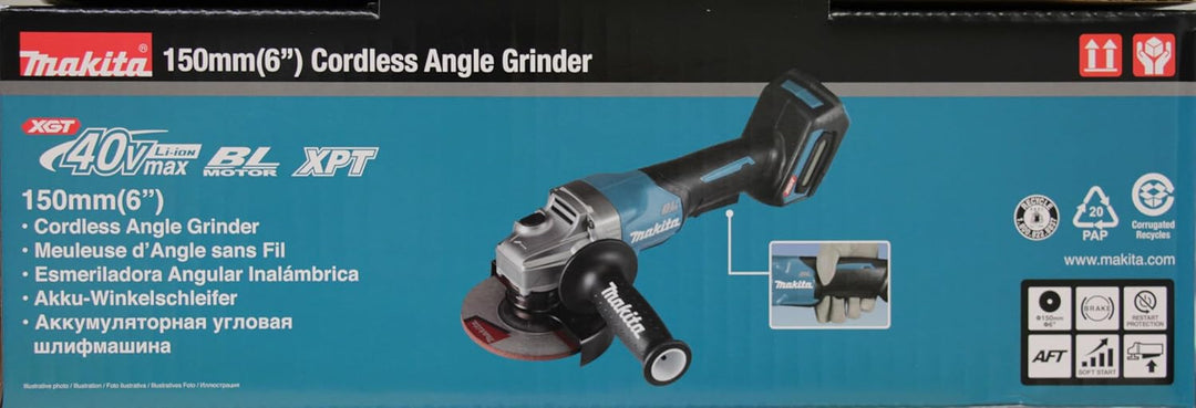 Makita GA036GZ Akku-Winkelschleifer 40V max. (ohne Akku, ohne Ladegerät) Petrol