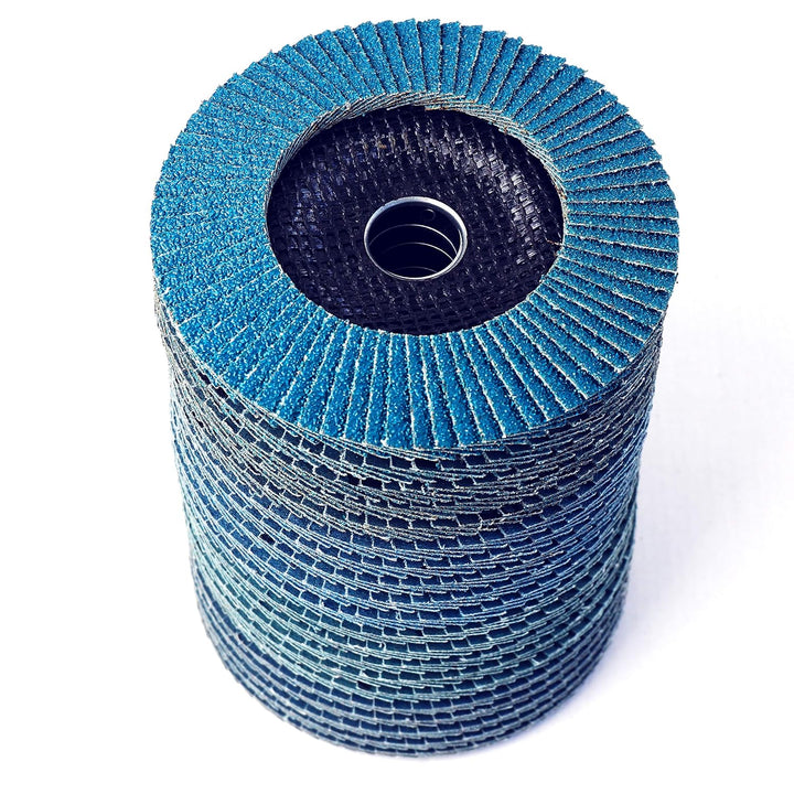 S&amp;R Fächerschleifscheiben Set 20 St., 125 x 22,23 mm, Profi Qualität, Fächerscheiben, T29, Lamellens