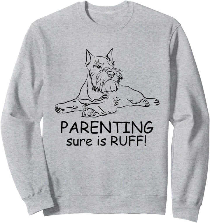 Zwergschnauzer Hund Love-r niedlich lustig Hund Mama Sweatshirt