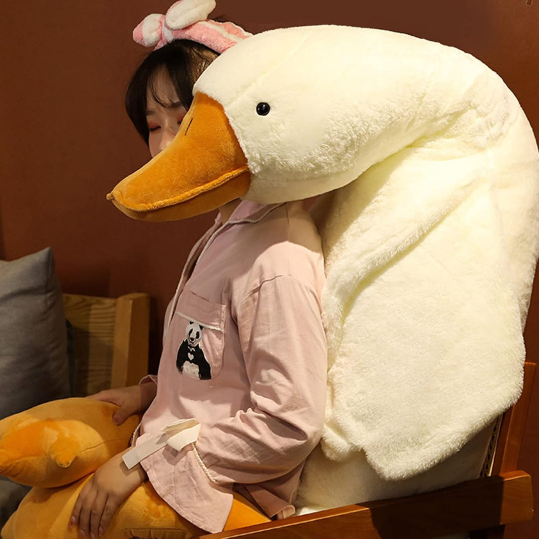 Tiiyee Gans Kuscheltier, Schwan Stofftier Schweden Plüsch Stuffed Toy Riesige Plüschtiere Ente Puppe