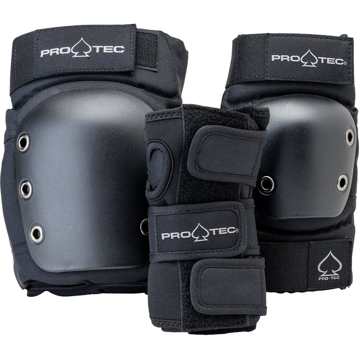 Pro tec Kinder Protektor Street Gear 3-Pack Boys M Black, M Black
