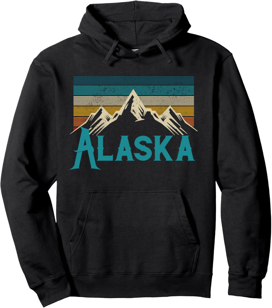 Alaska Vintage Souvenir Pullover Hoodie