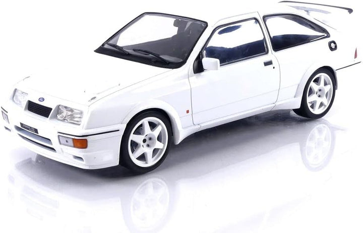 MODELLINO IN Scala COMPATIBILE Con Ford Sierra RS Cosworth 1988 White 1:18 IXO MODEL 18CMC121