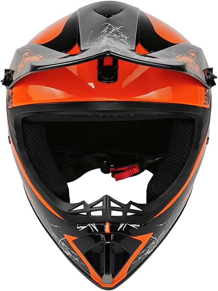 Jugend-Offroad-Motocrosshelme,Fahrradhelme für Jungen und Mädchen,Personalisierter Motorradhelme,CE