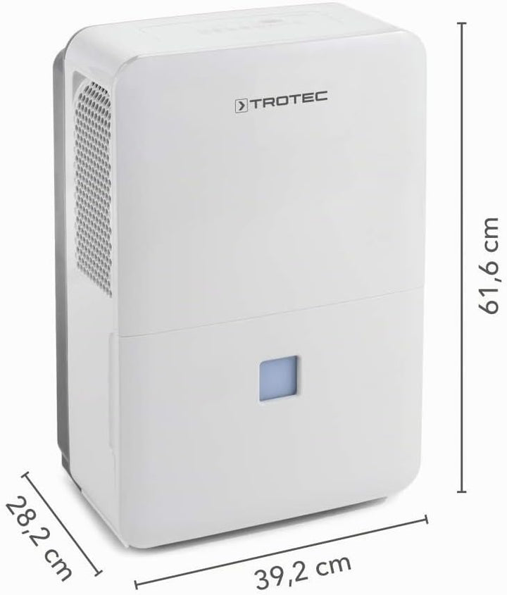 TROTEC Luftentfeuchter elektrisch TTK 127 E – Leistung 50 L/Tag – Fläche 150 m² / 375 m³ – Raum Entf