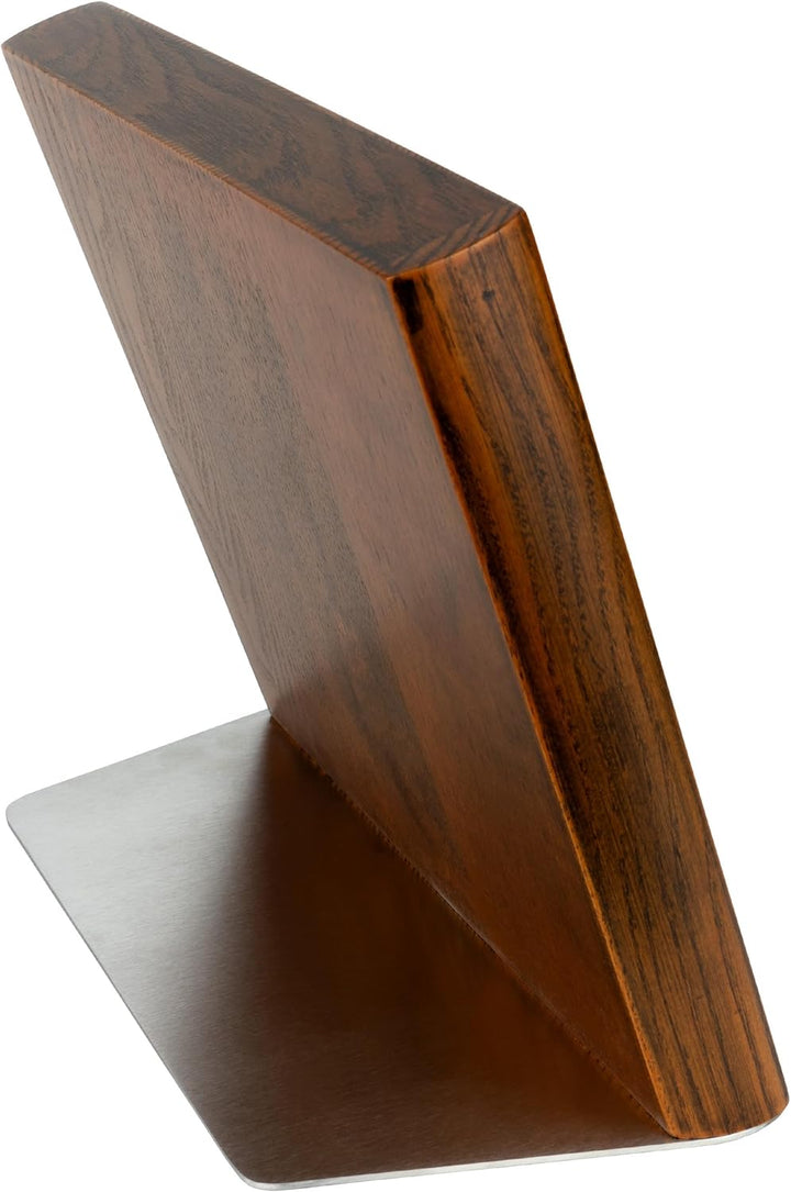 Rockingham Forge Magnetischer Messerständer aus Holz Braun BLK-ASHL5/BR