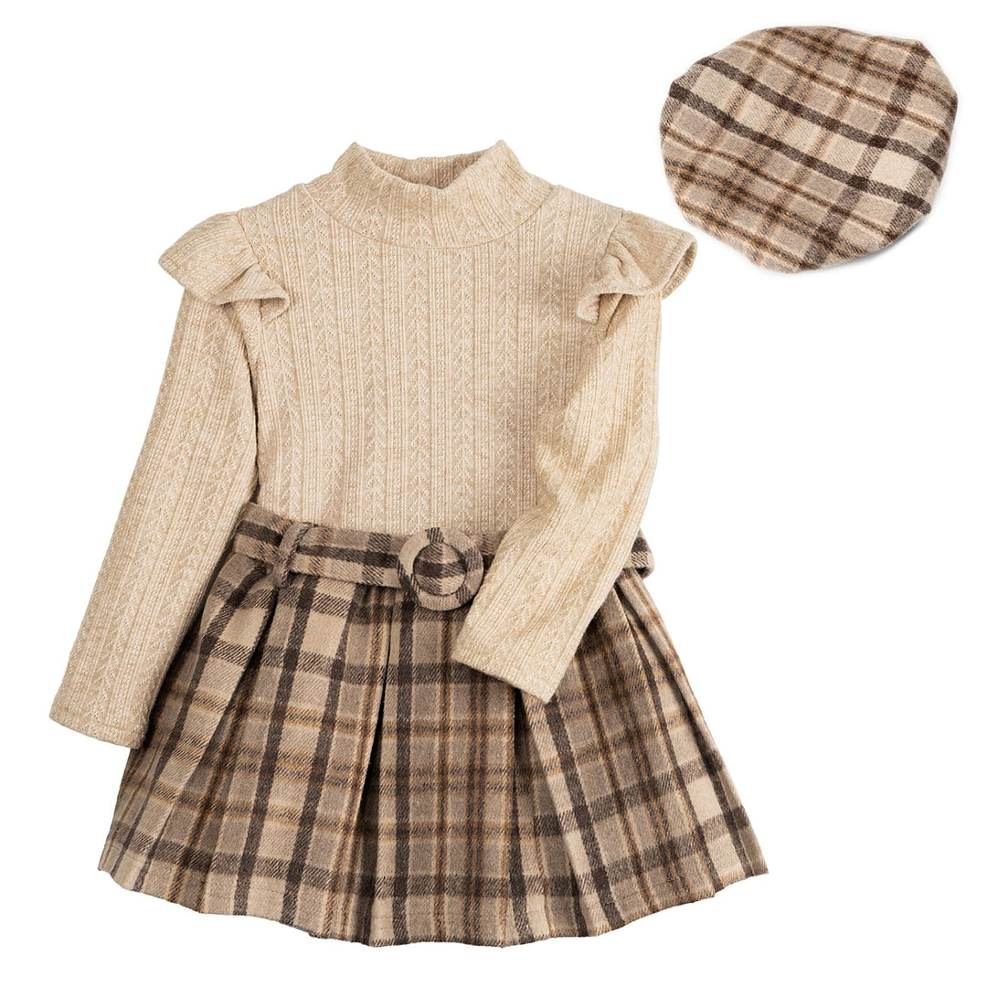Miipat Baby Mädchen Kleidung Set Kleinkind Mädchen 2pcs Outfits Set Lange Ärmel Pullover Tops mit Mi