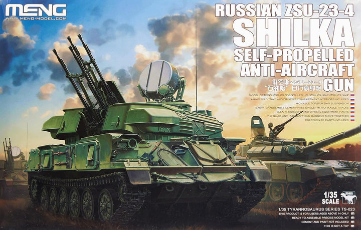 MENG 1/35 ZSU-23-4 Shilka, Luftabwehrgeschütz auf Selbstfahrl.