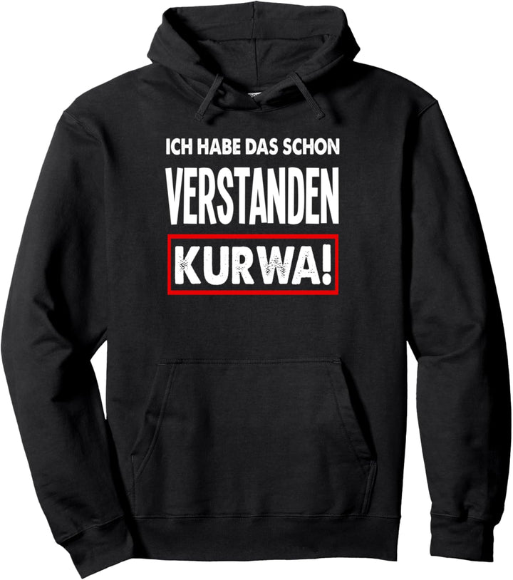 Kurwa Pole Polen Polska Spruch Polin Pullover Hoodie