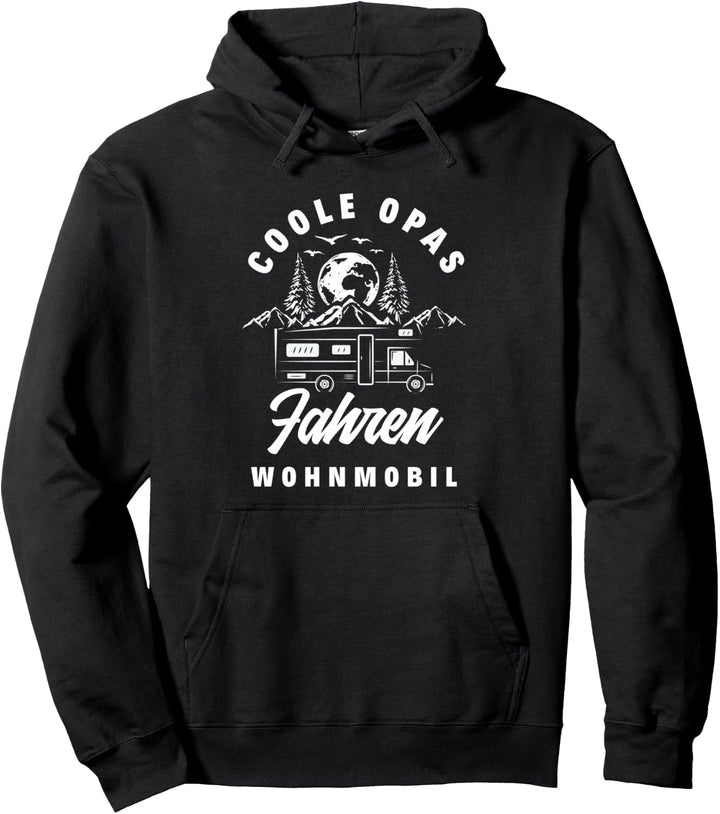 Coole Opas Fahren Wohnmobil Lustiges Camping Opa Pullover Hoodie