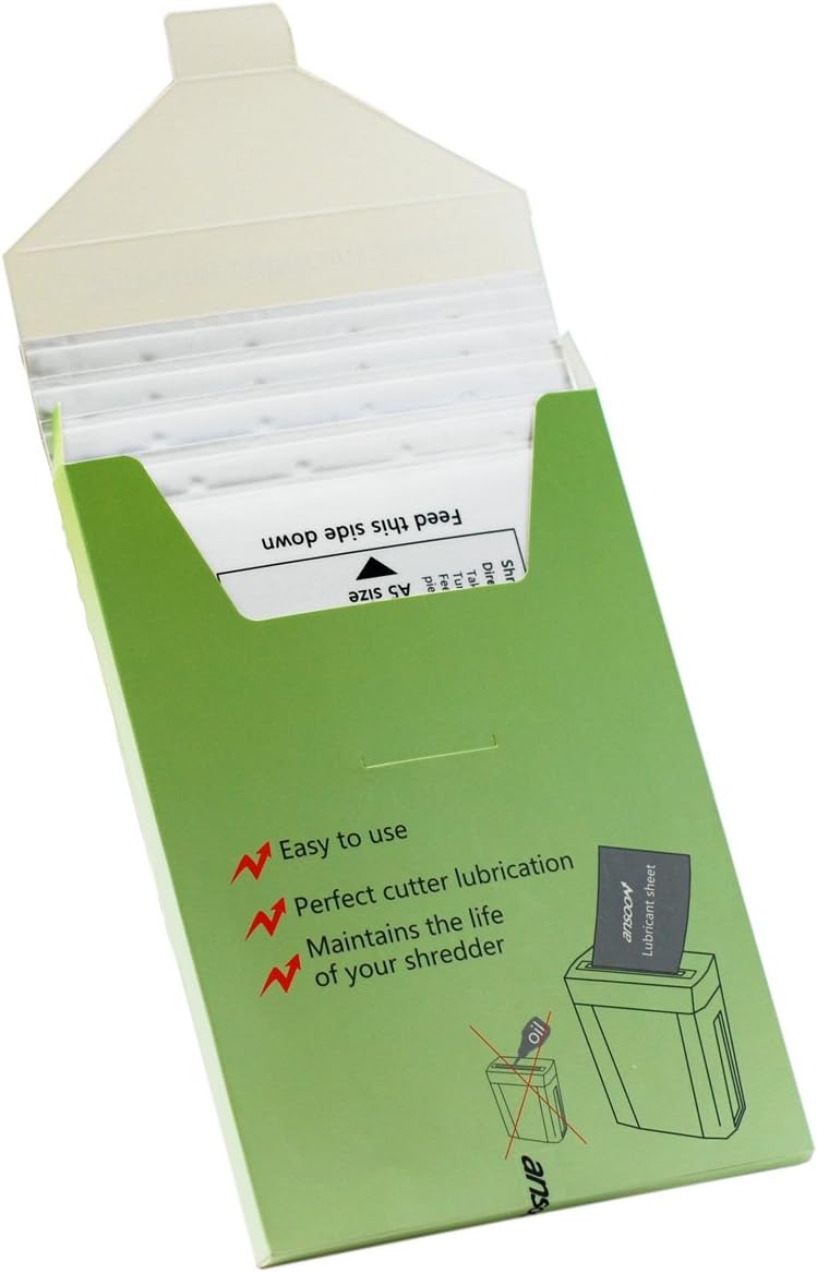 Ansoon 24 Stück Papier-Aktenvernichter, Schmierblätter, Papier-Aktenvernichter und Schmierblätter, 2