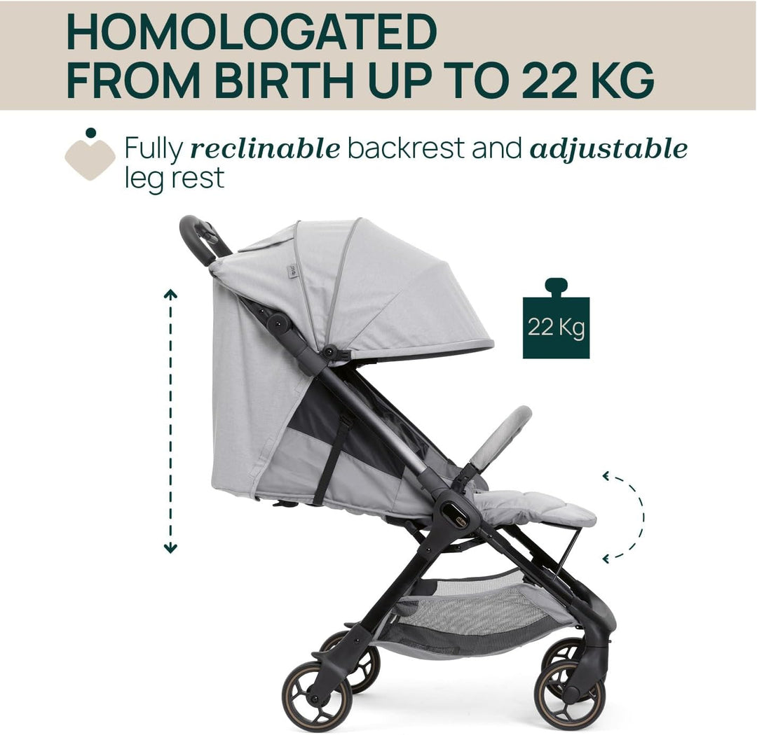 Chicco WE 2 Kinderwagen, leichter, faltbar, von 0 Monaten bis 22 kg, Reise-Kinderwagen, leichter Flu