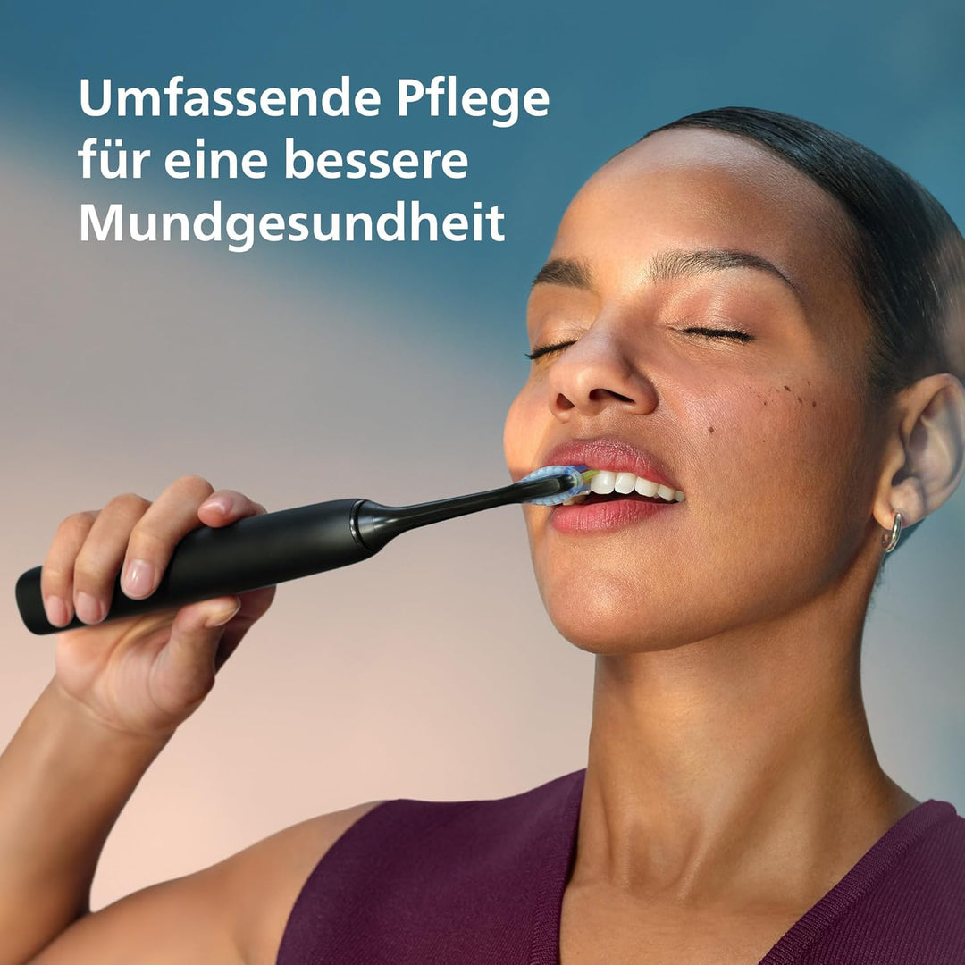 Philips Sonicare DiamondClean 9000 elektrische Zahnbürste, Schallzahnbürste mit App, Andruckkontroll