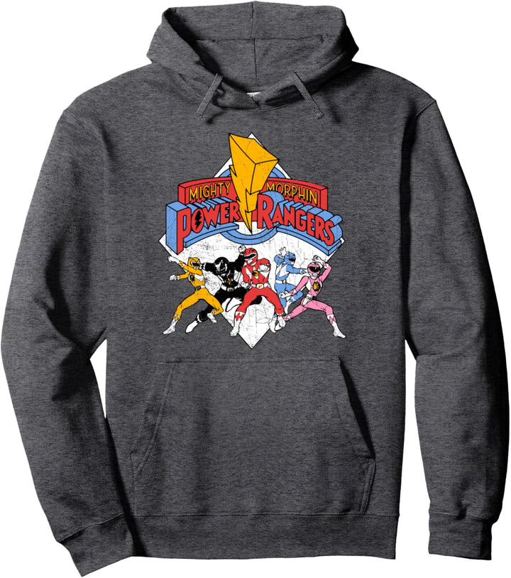 Power Rangers Retro Rangers Pullover Hoodie
