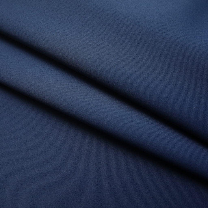 2 Stück Verdunkelungsvorhänge mit Haken 140x225 cm Blau Vorhang Blickdicht Gardine Curtains Wärmeiso