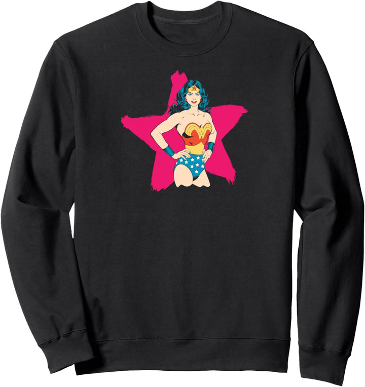 DC Wonder Woman Charakterspray Star Sweatshirt